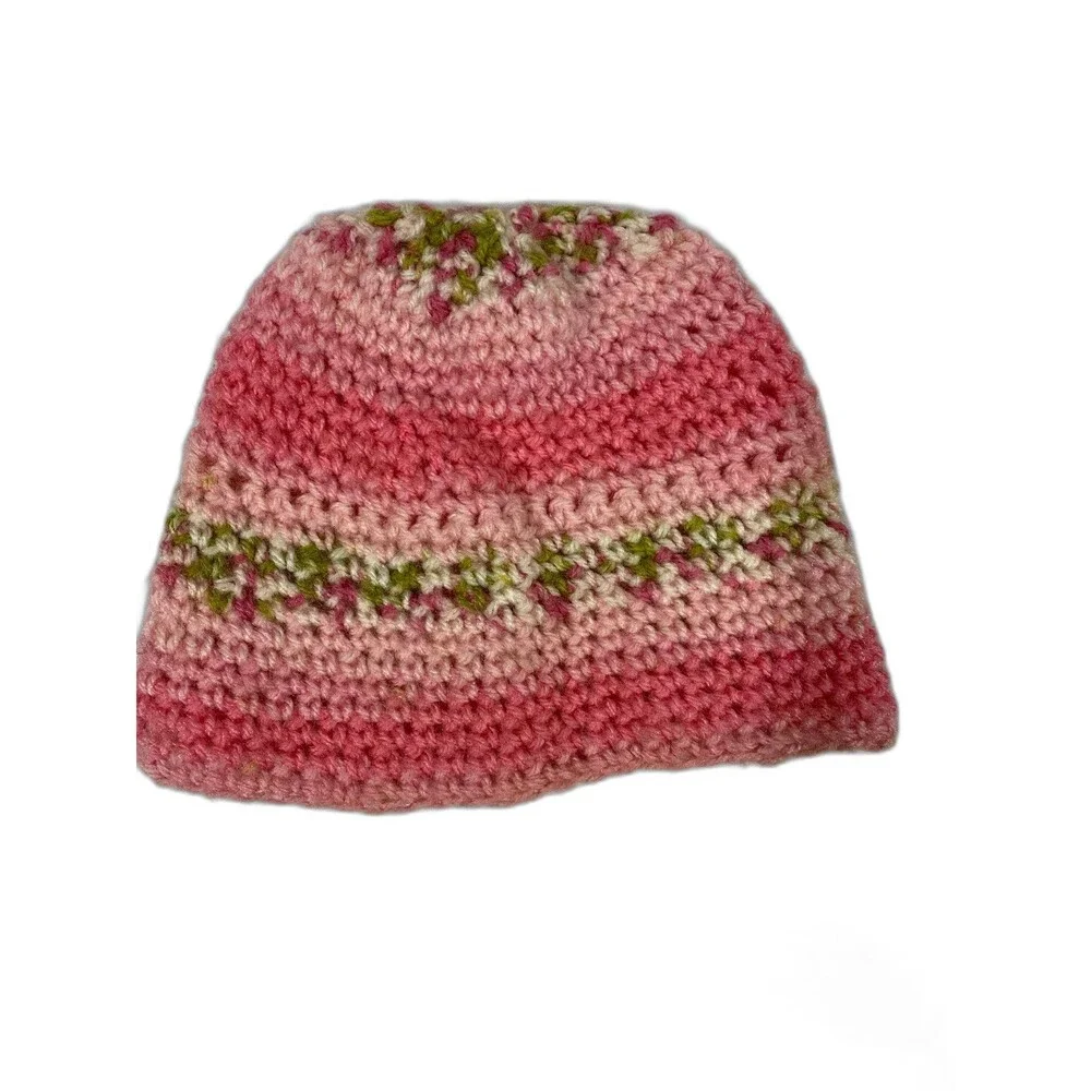 Infant headgear newborn bonnets toddler beanies unisex four hand knit